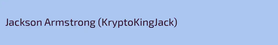 Jackson Armstrong (KryptoKingJack)